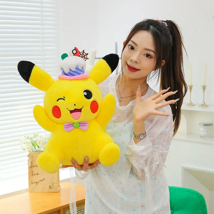 Pokemon Pikachu Plush Toy Pokémon Anime Cake Party Plushie Doll 45-75cm Kawaii Soft Pillow Stuffed Christmas Gifts for Childrens