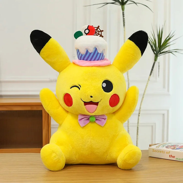 Pokemon Pikachu Plush Toy Pokémon Anime Cake Party Plushie Doll 45-75cm Kawaii Soft Pillow Stuffed Christmas Gifts for Childrens