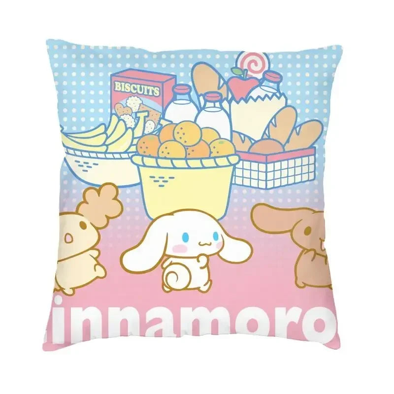 Sugarbunnies Cushion Cover  Print Anime Manga Throw Pillow Case for Sofa Fashion Pillowcase Home Decoration