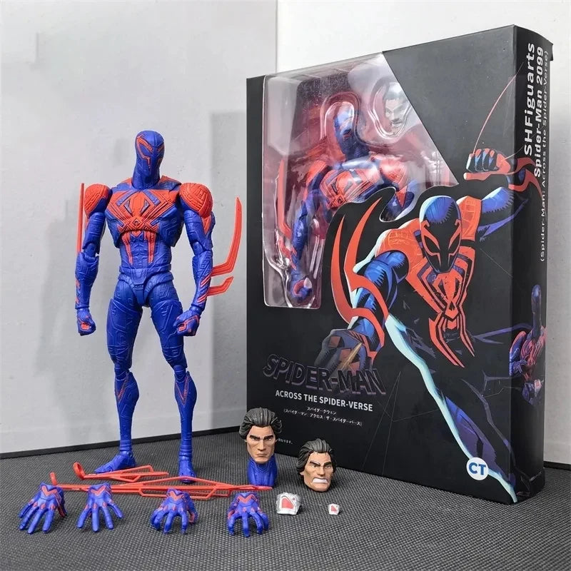 Ct Toys Mafex 001 Spiderman Action Figure Peter Parker The Amazing Spider-Man Shf Anime Figurine Customized Toys