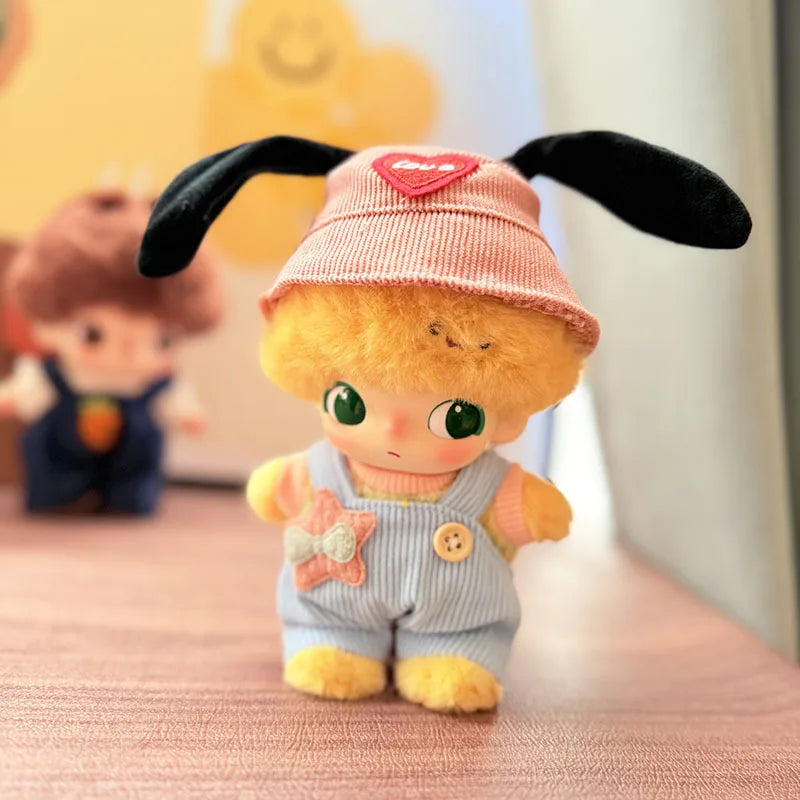 DIMOO WORLD Doll Box Pendulum Accessories Doll Clothes Carrot Tennis Bib Pants Love Hat Chef 15/17cm Labubu Doll Clothes