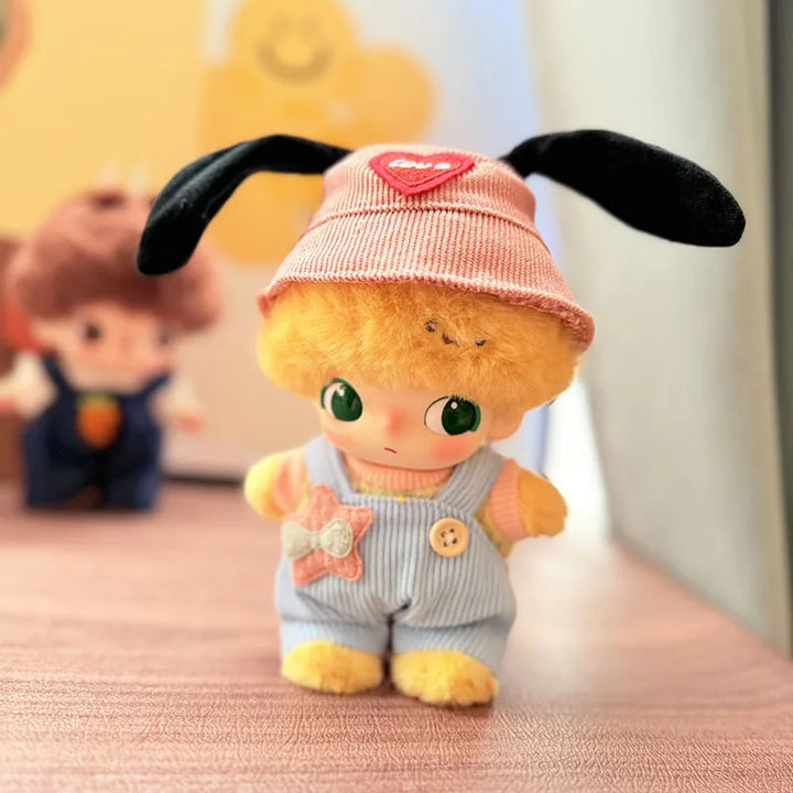 DIMOO WORLD Doll Box Pendulum Accessories Doll Clothes Carrot Tennis Bib Pants Love Hat Chef 15/17cm Labubu Doll Clothes