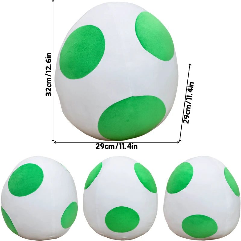 Kawaii Mario Green Blue Pink Black Yoshi Soft Plush Toys Cute Anime Eggs Stuffed Animals Peluche Dolls Festivals Birthday Gifts