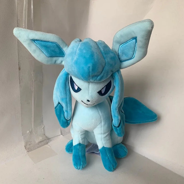 20cm New Pokemon Glaceon Plush Toys Anime Doll Cute Ornament Giant Pokémon Kawaii Stuffed Plushie Pillow Gift for Children
