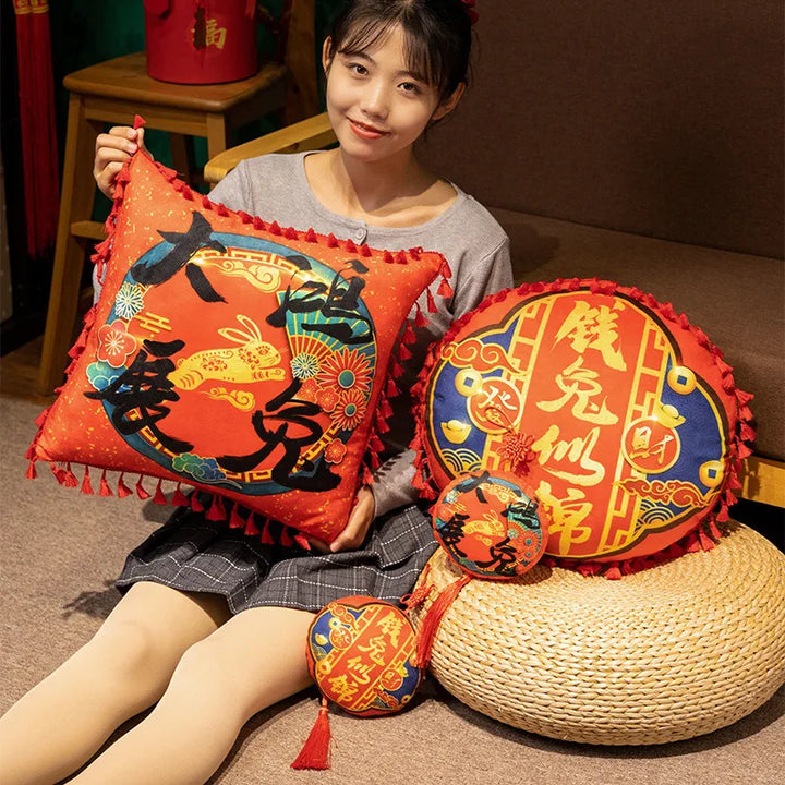 Clearance Sale Cute Tiger Pillow Cushion Stuffed Soft Tiger Plush Toy Throw Pillow Kids Toys Sofa Home Decoration Pillow