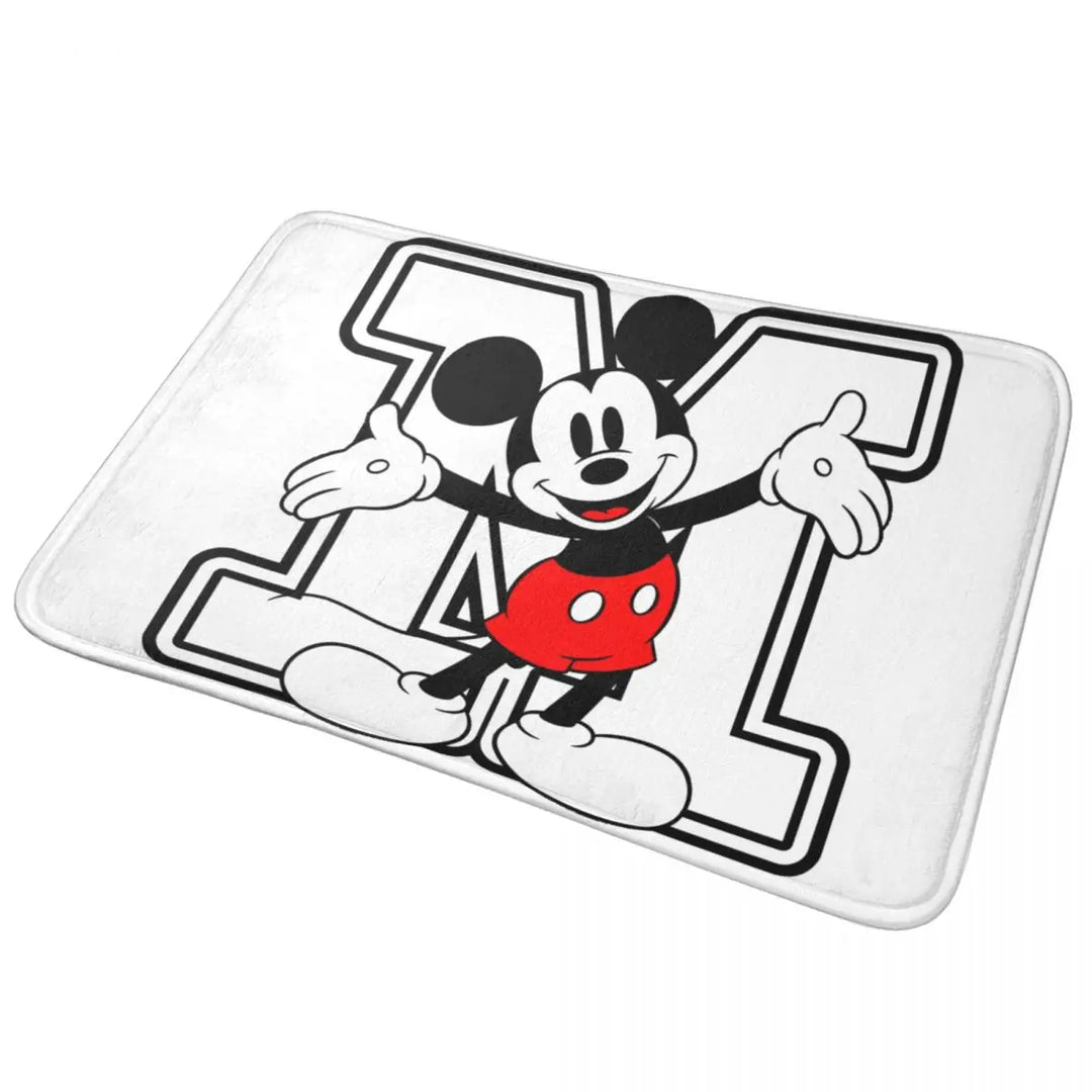 Modern Mickey Cartoon Bathroom Rugs Mat Quick Dry Bath Rugs Mats Carpet Non-Slip for Shower Tub