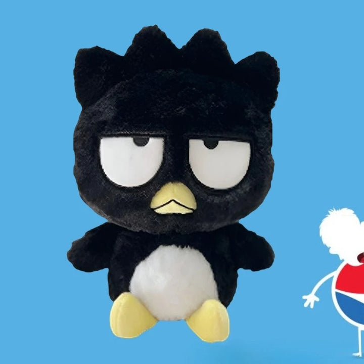 22cm Cute Cartoon ‌Badtz-Maru‌ Plush Doll Soft Toy Bedroom Sofa Ornaments Pillow Home Decoration Dolls Gift for Boys and Girls