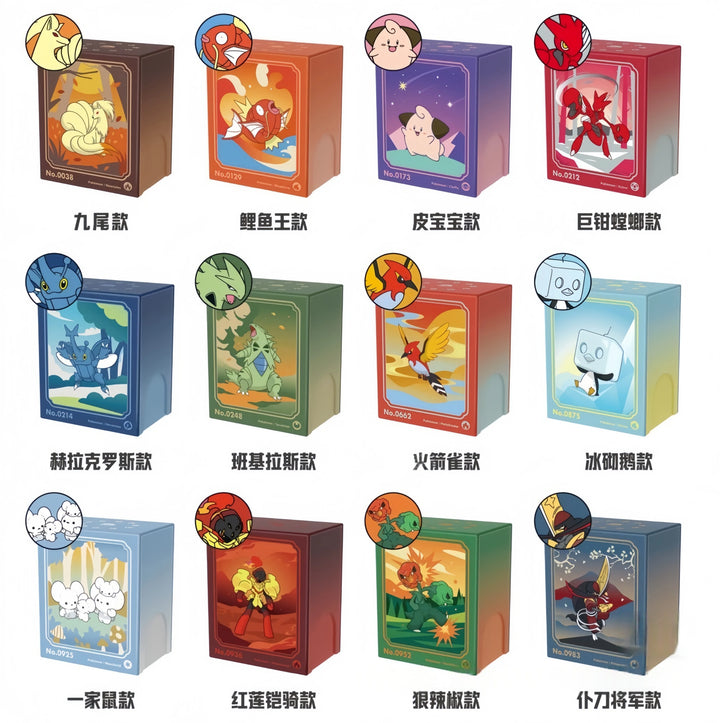 2025 Original Pokemon Collect 'Em All 151 Starter Battle Collection Box With Metal Card Case Set Festvial Surprise Gifts