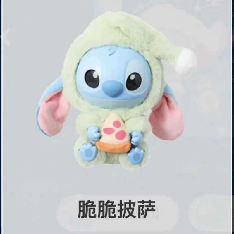 New Miniso Disney Stitch Eat Sleep Series Vinyl Blind Box Pendant Cute Doll Mystery Box Toy Plush Doll Holiday Gifts