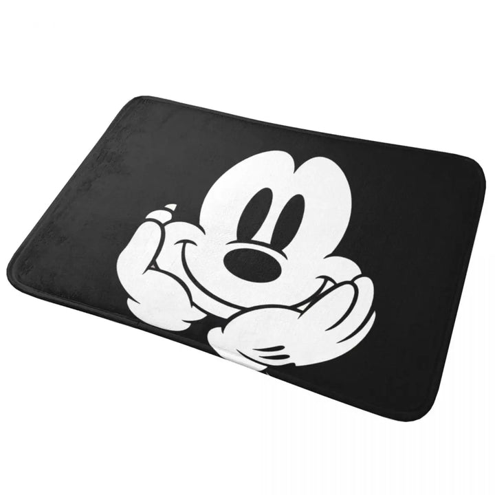 Modern Mickey Cartoon Bathroom Rugs Mat Quick Dry Bath Rugs Mats Carpet Non-Slip for Shower Tub