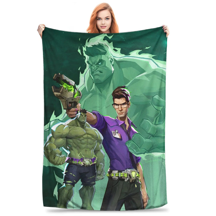 Luna Snow for Rivals Blanket Hero Shooter Video Game Fleece Funny Warm Throw Blanket for Coverlet All Season