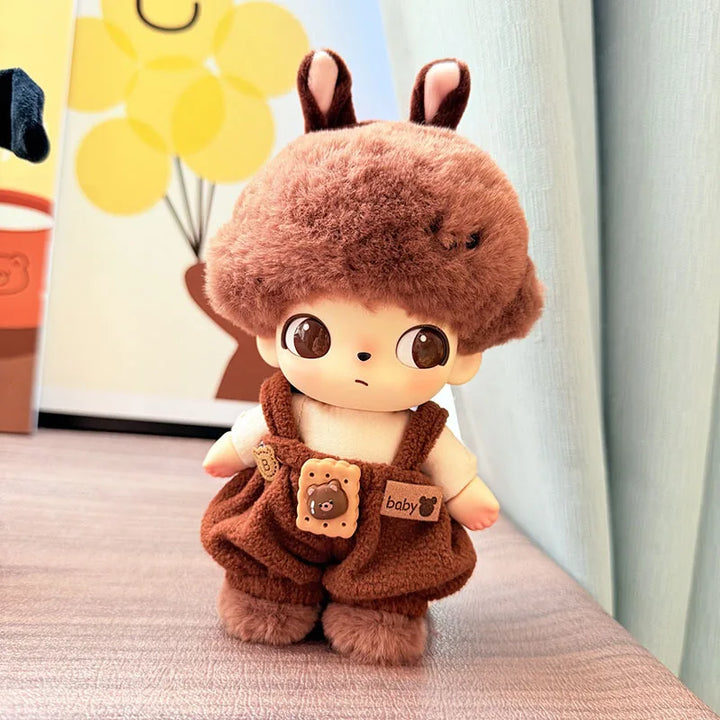 DIMOO WORLD Doll Box Pendulum Accessories Doll Clothes 9 Styles Bib Pants Overalls 15/17cm Labubu Doll Clothes