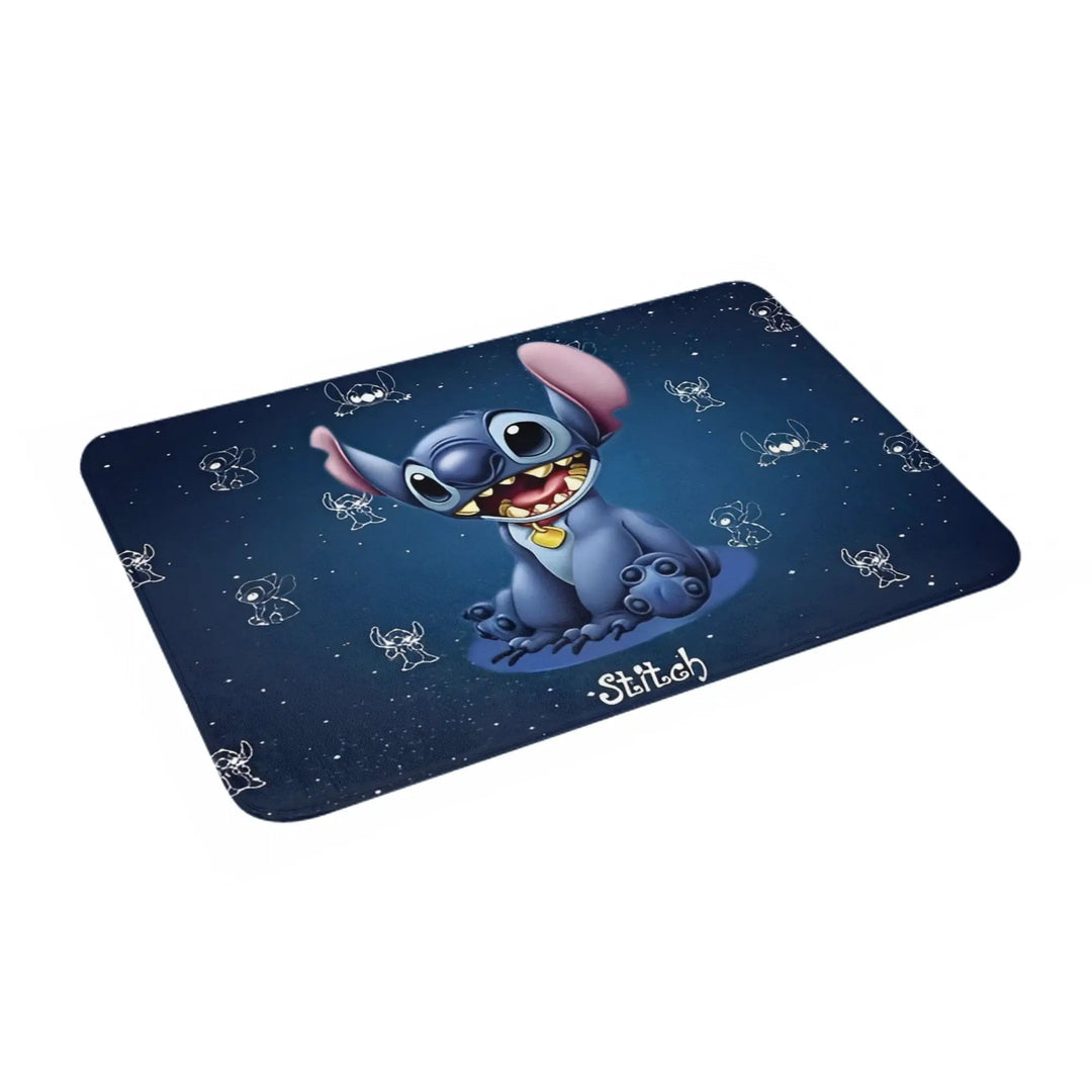 Lilo & Stitch Memory Foam Bath Mat Rug Non-Slip Quick Dry Cute Cartoon Bathroom Floor Rugs Carpet For Kitchen Shower Bath