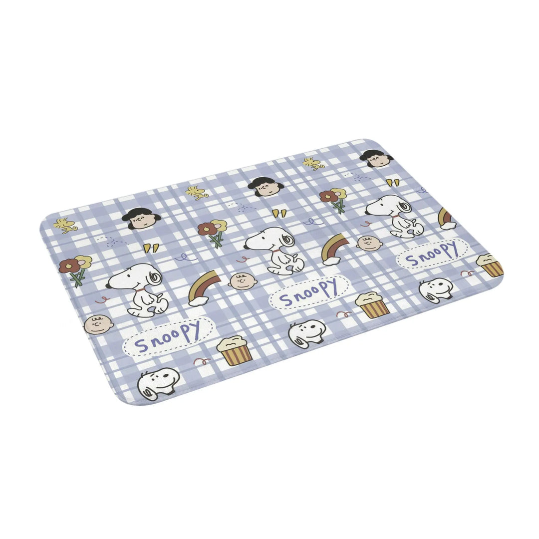 Cute Cartoon Snoopy Memory Foam Bath Mat Rug Non-Slip Water Absorption Bathroom Floor Rugs Carpet For Bath Entrance Door Doormat