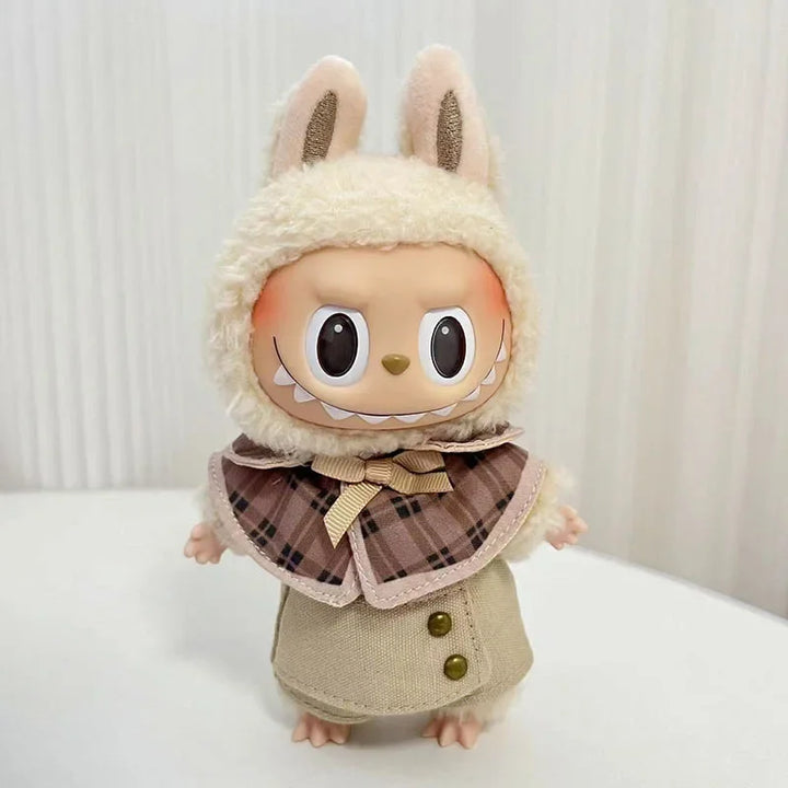 17cm Cute Mini Plush Doll'S Clothes Outfit Hoodie Big Goose Dinosaur Bee Shark Deer Korea Kpop Exo Labubu Idol Dolls Clothing