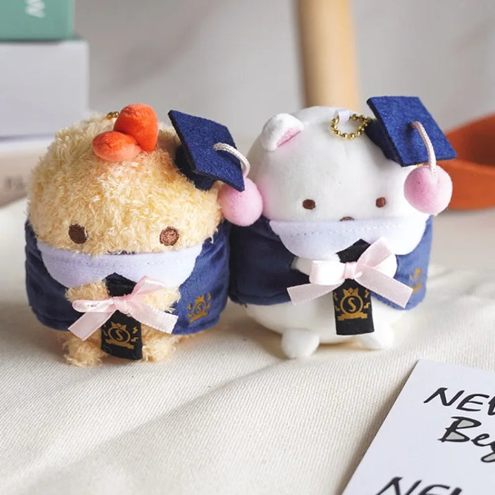 Cartoon ‌Sumikko Gurashi‌ Plush Doll Pendant Keychain Bachelor's Clothing Style Decorations for Boys and Girls Holiday Gifts