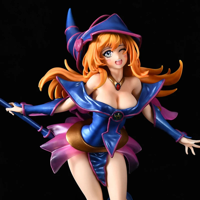 [In Stock] Yu Gi Oh! Black Magician Girl Figure Anime Toy Dark Magician Girl Figure Model Computer Desktop Decoration Toy