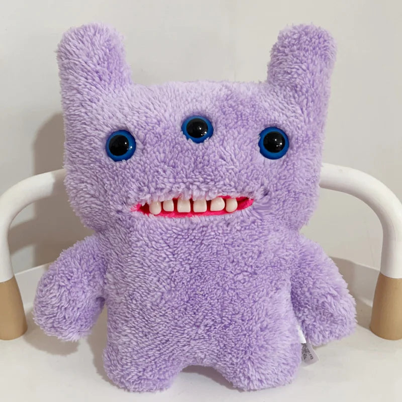 22cm Big Teeth Funny Ugly Monster Plush Doll  Cute Tooth Monster Doll Trendy Play Doll Collect Gift