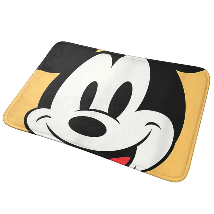 Modern Mickey Cartoon Bathroom Rugs Mat Quick Dry Bath Rugs Mats Carpet Non-Slip for Shower Tub