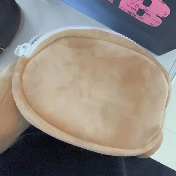 Mocha Brown Cinnamoroll Pencil Case Japanese Cute Makeup Storage Bag Ideal For Students Stationery Pen Bag Gifts