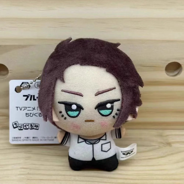 Blue Lock Plush Isagi Yoichi Nagi Seishiro Bachira Meguru Mikage Reo Anime Cosplay  Pendant Keychain Stuffed Doll Kids Gift