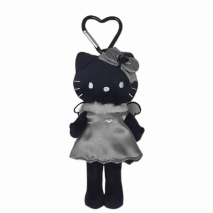 Kawaii Sanrio Hello Kitty Plush Toy Backpack Keychain Cartoon Gray Skin Angel Long Legs Stuffed Doll Girl Birthday Creative Gift