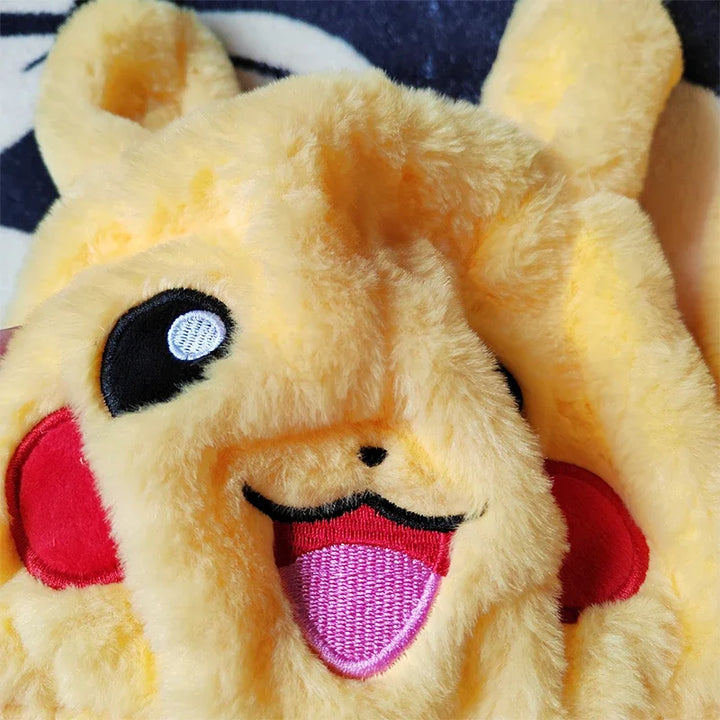 30/80cm Pikachu Huge Pokemon Anime Plush Toys Big Pokémon Plushie Kawaii Semi-finished Leather Holster Pillow Gift for Children