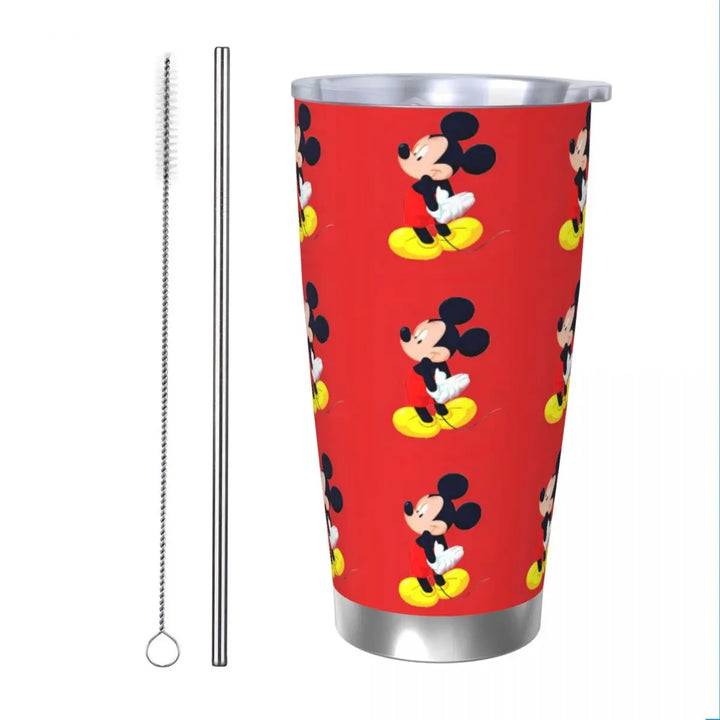 Cartoon Pumpkin Mickey Mouse Tumbler Vacuum Insulated Halloween Design Coffee Cups Vacuum Flask Outdoor Mug Water Bottle, 20oz
