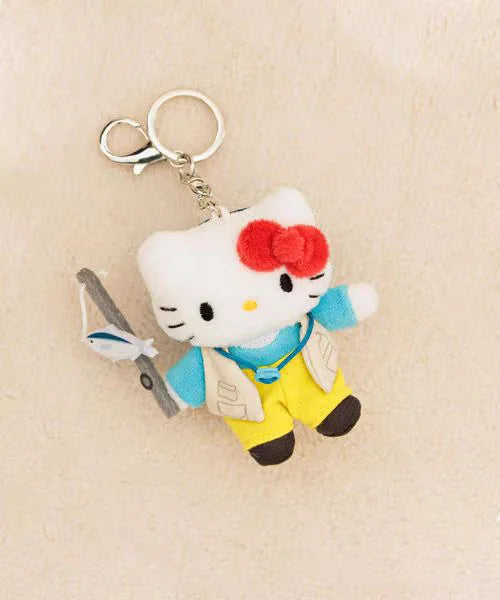 Kawaii Sanrio Hello Kitty Plush Toys Keychain Cartoon Backpack Keychain Accessories Doll Girl Birthday Creative Gift Peripherals