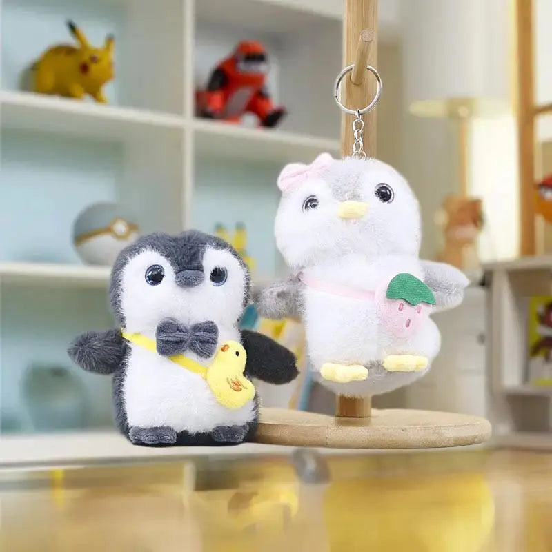 Cute Little Penguin Plush Doll Keychain Pendant Backpack Hangings Decoration Gifts