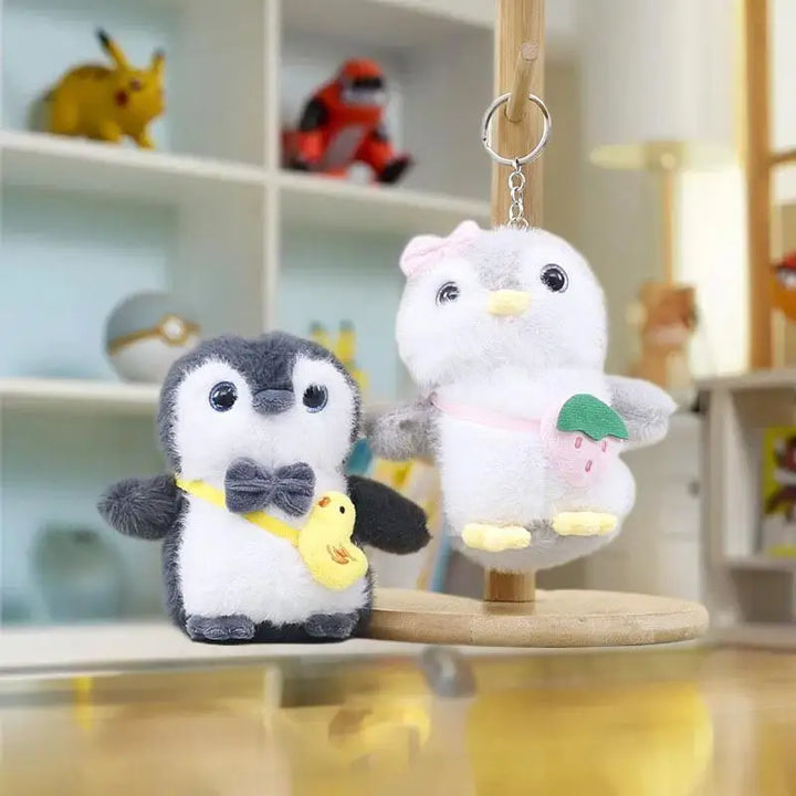 Cute Little Penguin Plush Doll Keychain Pendant Backpack Hangings Decoration Gifts