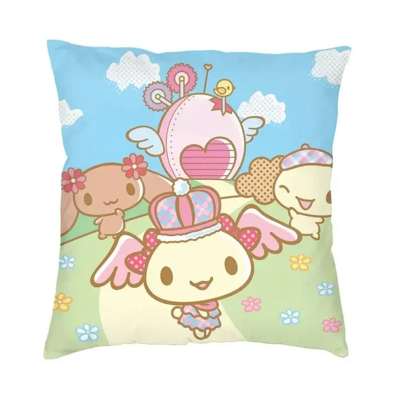 Sugarbunnies Cushion Cover  Print Anime Manga Throw Pillow Case for Sofa Fashion Pillowcase Home Decoration