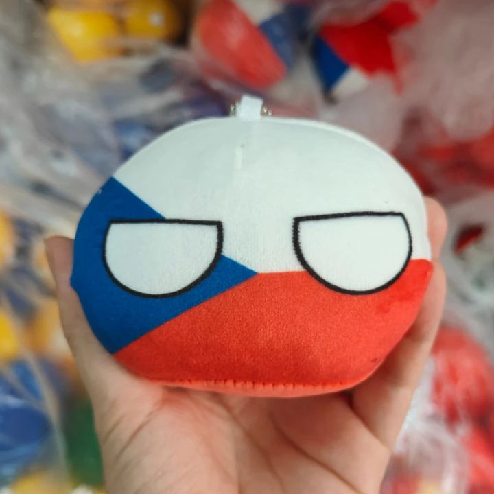 70 Styles 10cm Country Ball Plush Toys Polandball Pendant Country Countryball Stuffed Doll Christmas Gifts for Kids