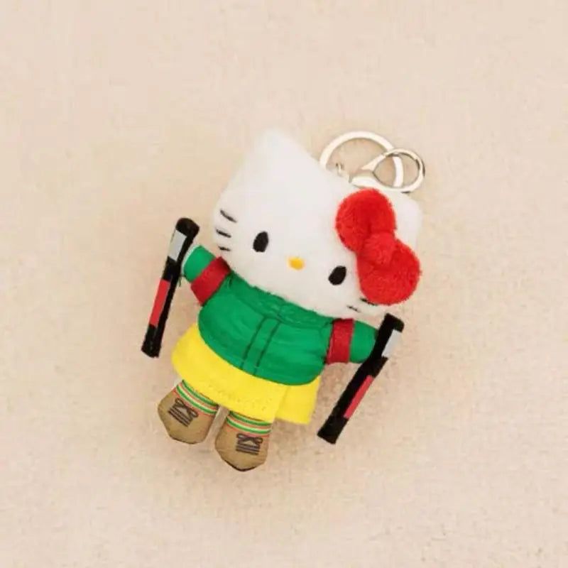 Kawaii Sanrio Hello Kitty Plush Toys Keychain Cartoon Backpack Keychain Accessories Doll Girl Birthday Creative Gift Peripherals