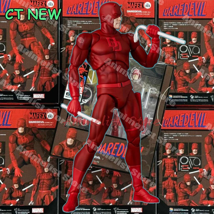 Ct Toys Mafex 223 Daredevil Action Figure Comic Version Figure Shf Anime Figurine Statue Model Collection Custom Gifts Toy