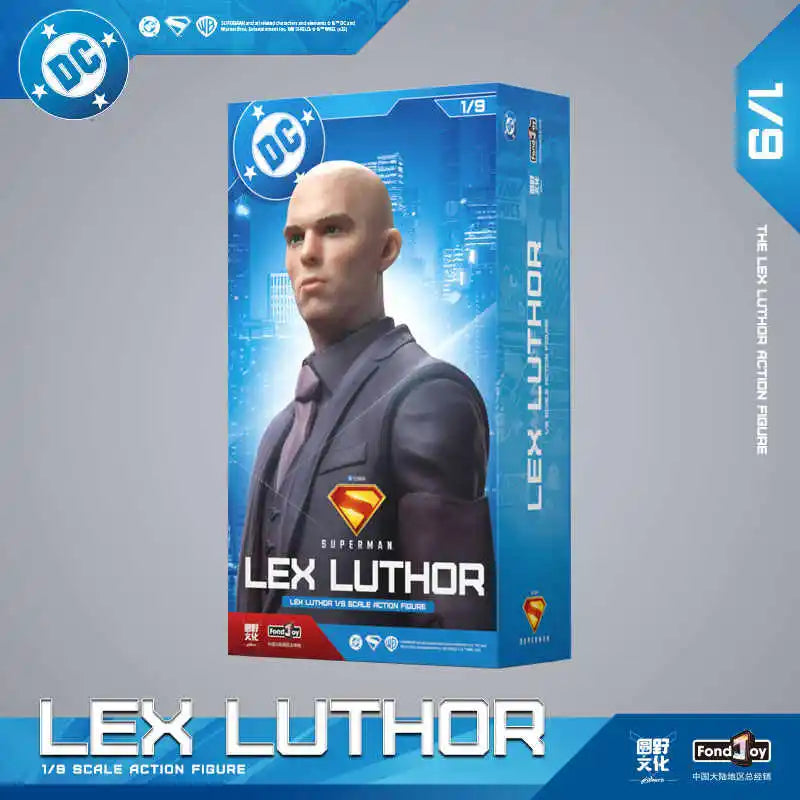 New 2025 Lex Luthor Action Figure Superman David Corenswet 1/9 Original Fondjoy Superman Figure PVC Joint Movable Toy Boy Gift