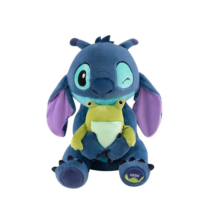 Lilo and Stitch Plush 35/80CM Disney Doll Cartoon Toy Anime Stuffed Kawaii Frog Stich Soft Plushie Kids Birthday Xmas Gifts