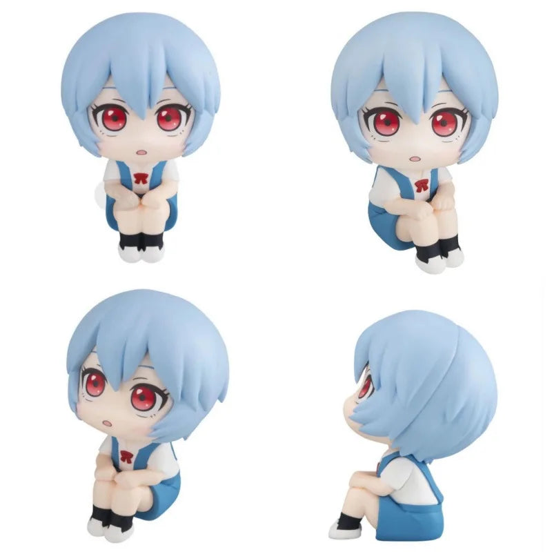 11cm Cartoon Evangelion‌doll Figure Animation Model Desktop Ornaments Rei Ayanami Collection Ornaments Ornaments Holiday Gifts