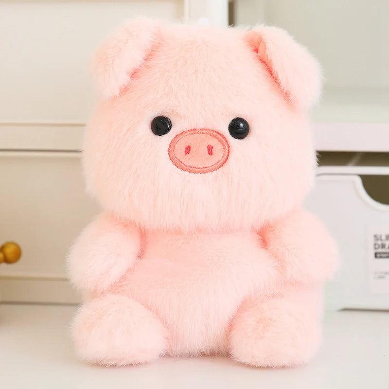 Kawaii Soft Animal Series Plush Doll Elephant Turtle Hedgehog Duck Pig Bear Panda Plush Baby Sleep Appease Doll Kids Gift