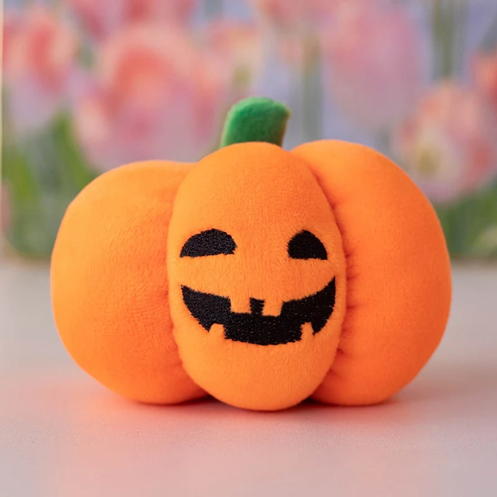 10cm Halloween Pumpkin Plush Toy Glow-in-the-dark Pumpkin Plushie Pendant Christmas Gift Home Decor
