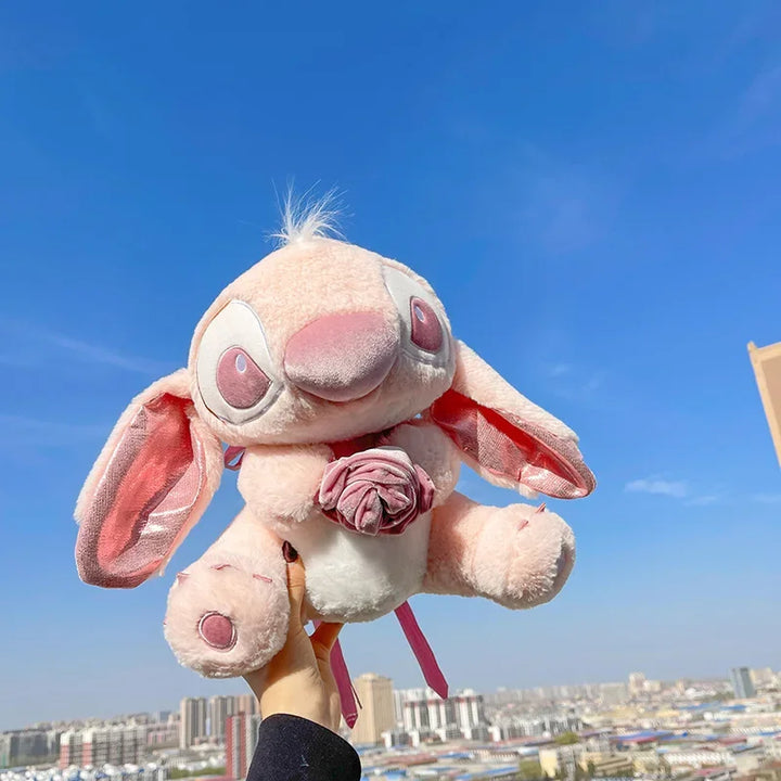 30-60cm Disney Lilo and Stitch Plush Toys Rose Gold Anime Plushie Stich Dolls Pillow Cute Stuffed Toy Children's Birthday Gift