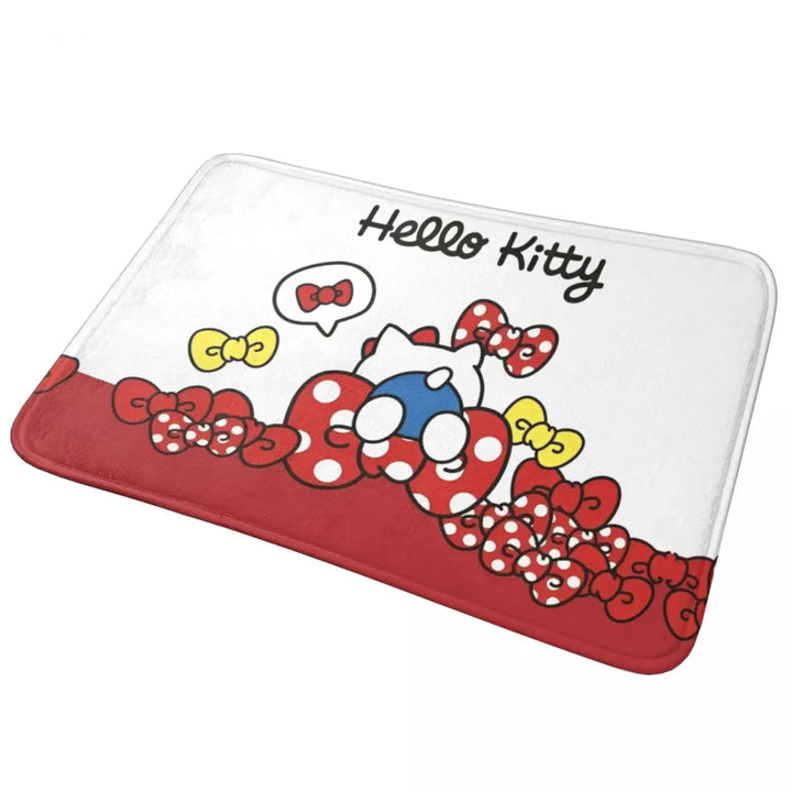 Hello Kitty Bathroom Rugs Mat Water Absorbent Bath Rugs Mats Carpet Non-Slip for Kitchen Shower