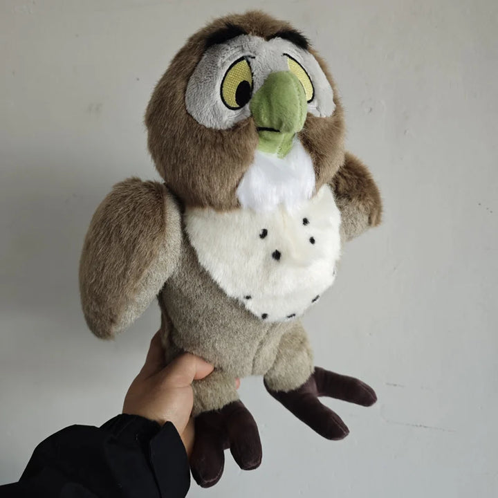 MINISO Disney 33cm Original Winnie the Pooh Bear Friend Owl Plush Toy Animal Stuffed Soft Doll Toys For Kids Gift