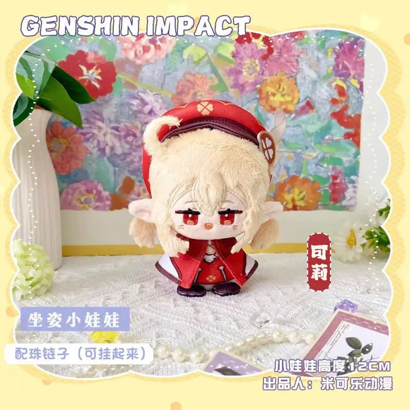 New Genshin Impact Plush Doll Kaveh Tighnari Al Haitham Dottore Xiao Diluc Kazuha Pendant Keychain Anime Cosplay Toy Kids Gift