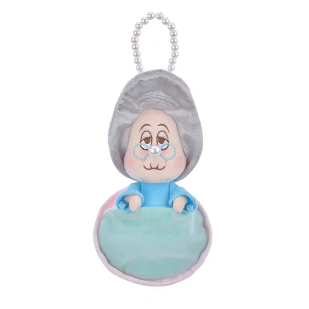 Cartoon Oyster Grandma Baby Oyster Series Plush Doll Bag Pendant Pearl Chain Alice Keychain Cute Cartoon Doll Decoration Gifts