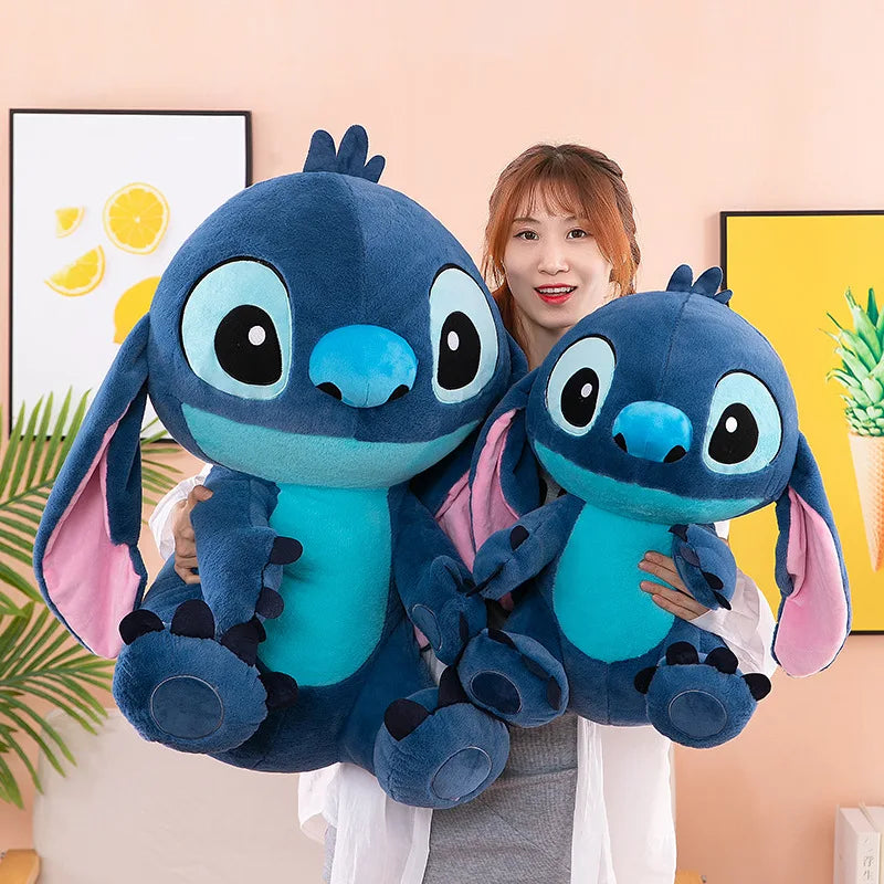 Disney Lilo and Stitch Huge Holster Plush Toys Big Anime Kawaii Semi-finished Leather Holster Stich Doll Pillow Gift for Kids