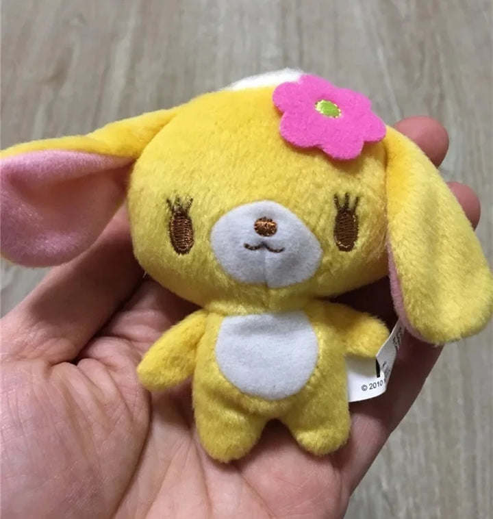 Sugarbunnies Kurousa Shirousa Hanausa Momousa Plush Keychains Rabbit Cute Kawaii Bag Keychain Key Chain Keyring Girls Toys