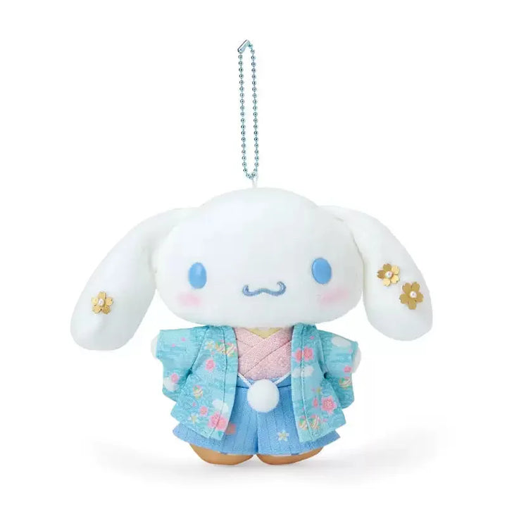 Sanrio Kuromi My Melody Kawaii Cartoon Plush Toys Keychain Kimono Hello Kitty Backpack Pendant Decoration Girls Birthday Gift