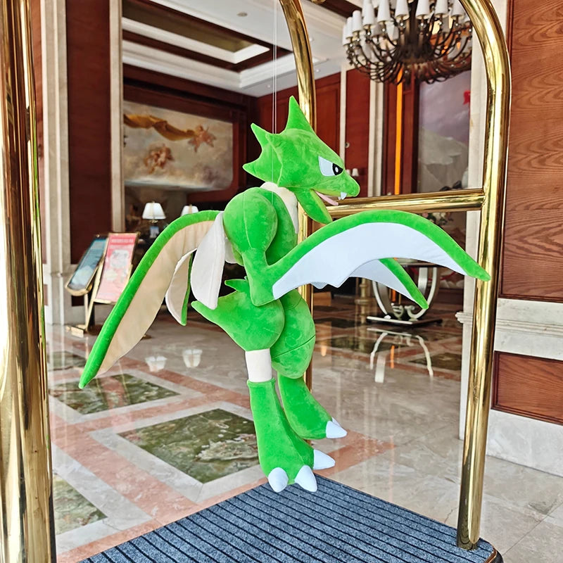 Pokemon Scyther Plush Toys Cute Anime Plushie Dolls 60cm Pokémon Cartoon Kawaii Stuffed Soft Pillow Christmas Gifts for Children