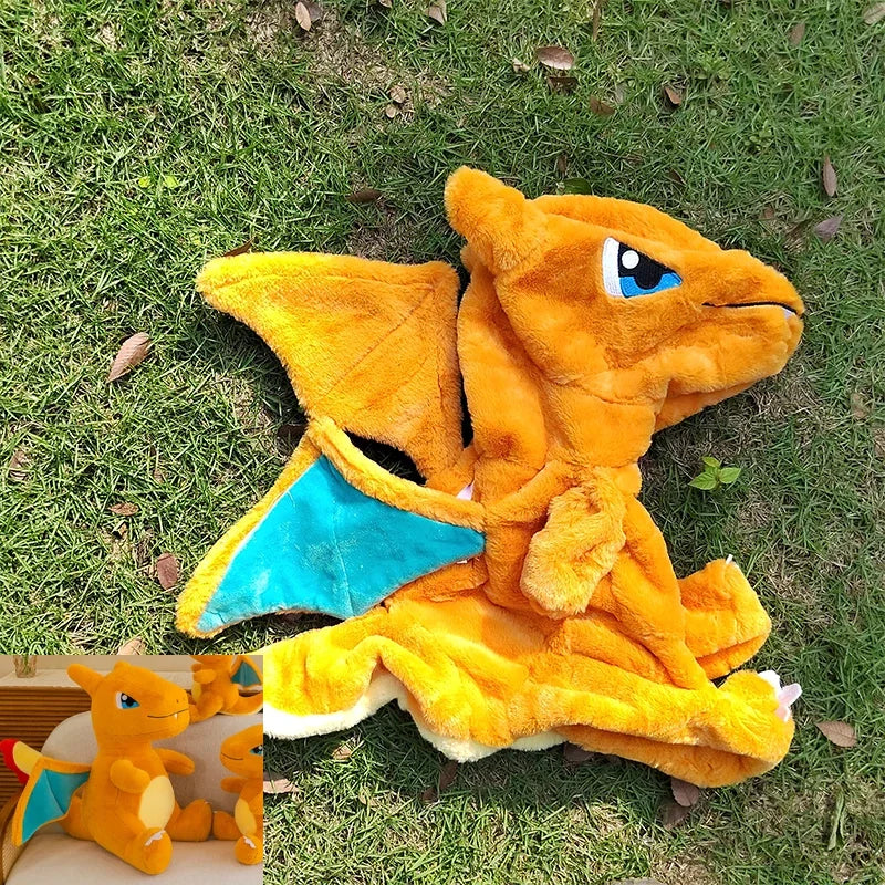 Pokemon Charizard Eevee Plush Toys Anime Doll Giant Pokémon Stuffed Semi-finished Leather Holster Azumarill Pawmi Gift for Kids